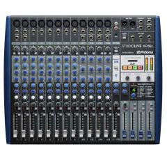  Mixer PreSonus StudioLive AR16C, 18 Kênh, Bluetooth, RCA 