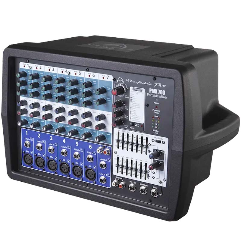 Ảnh minh họa Mixer Wharfedale PMX 700, 7 kênh, EQ, USB 1