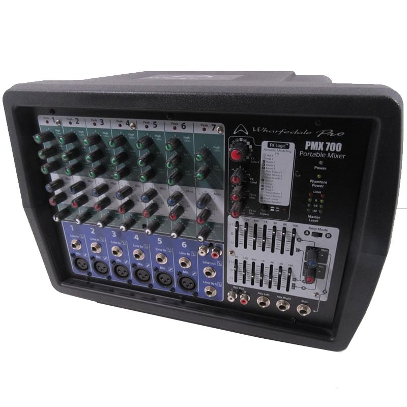 Ảnh minh họa Mixer Wharfedale PMX 700, 7 kênh, EQ, USB 2