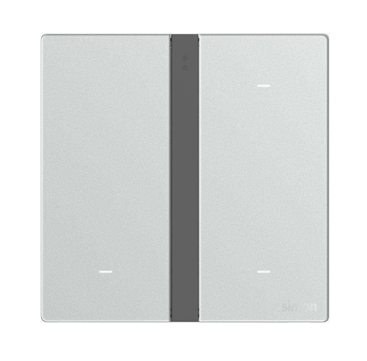 Module công tắc ba Simon M7 Smart màu Bạc 66E8003GTY-4E