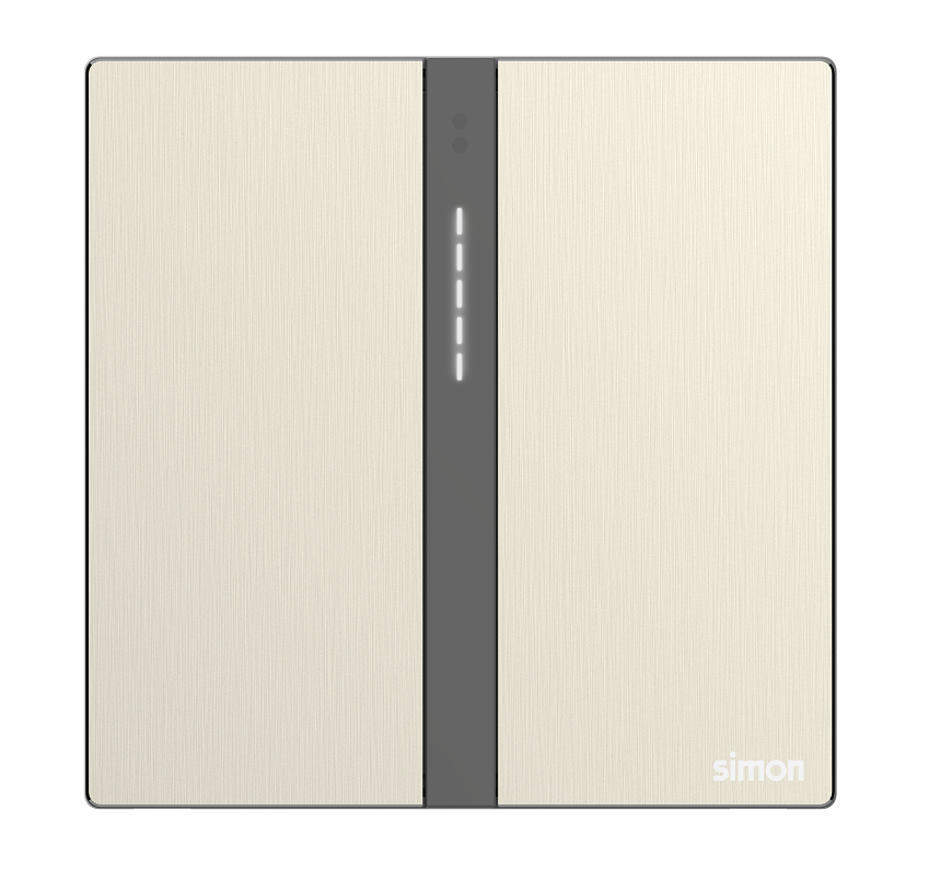 Module công tắc ba Simon M7 Smart (Metal Gold) 66E8003MTY-2C Màu vàng