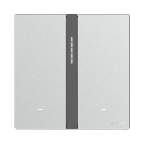 Module công tắc bối cảnh đôi Simon M7 SMart Màu Bạc 66E8006GTY-4E