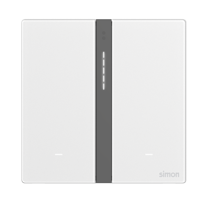 Module công tắc bối cảnh đôi Simon M7 Smart Màu trắng 66E8006GTY-4F