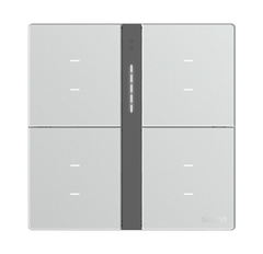  Module công tắc bối cảnh tám Simon M7 Smart màu Bạc 66E8025GTY-4E 
