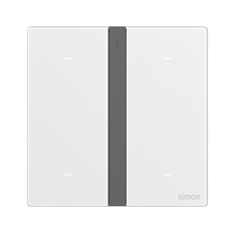 Module công tắc bốn Simon Smart M7 màu trắng 66E8004GTY-4F