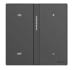  Module công tắc dimmer đèn đơn Simon M7 Smart 66E8015GTY-4D Màu xám 