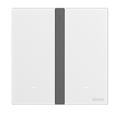 Module công tắc đôi Simon M7 Smart màu trắng 66E8002GTY-4F 