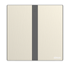 Module công tắc đôi Simon M7 Smart (Metal Gold) 66E8002MTY-2C màu vàng