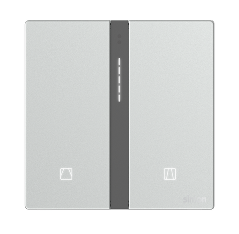 Module công tắc rèm cửa đơn Simon M7 Smart 66E8013MTY-2A Màu Bạc