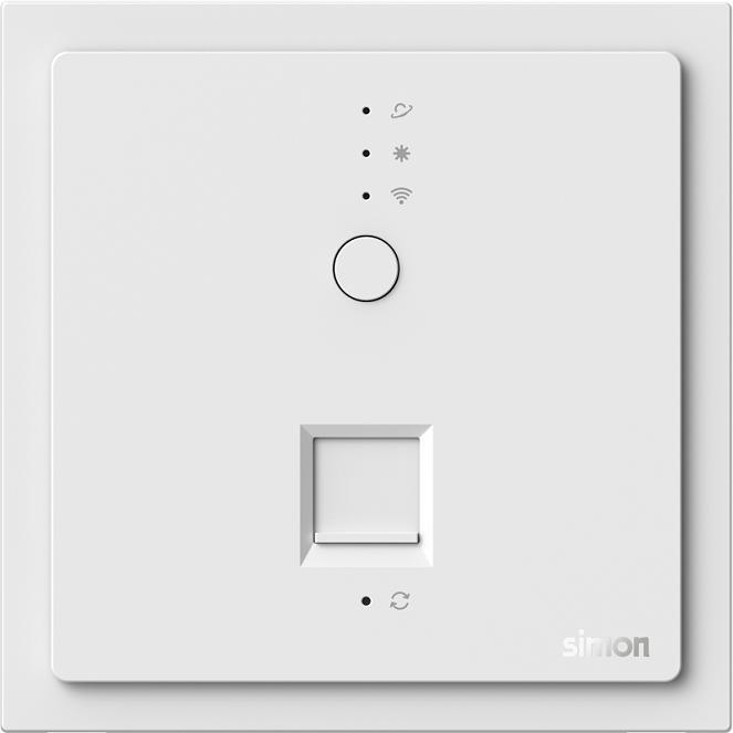 Module Ổ phát Wifi 5 âm tường màu Bạc Simon M7 66E748-6R đế vuông