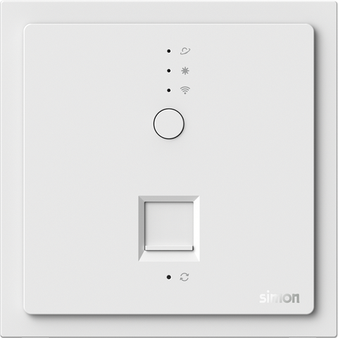 Module Ổ phát Wifi 5 âm tường màu Bạc Simon M7 66E748-6R đế vuông