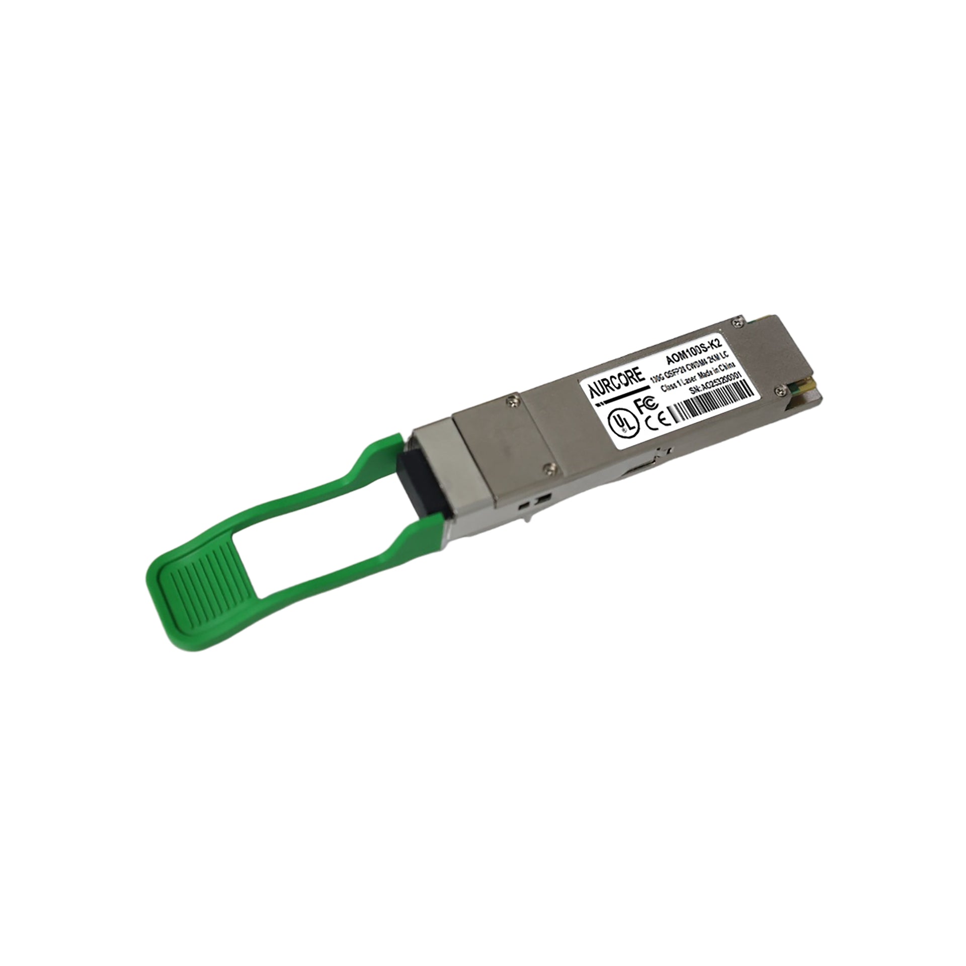 Module quang AurCore 100GBASE-CWDM4 QSFP28 1310nm 2km AOM100S-K2