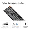 Keychron K5 Max Bàn phím cơ không dây 100% QMK/VIA siêu mỏng, đèn nền