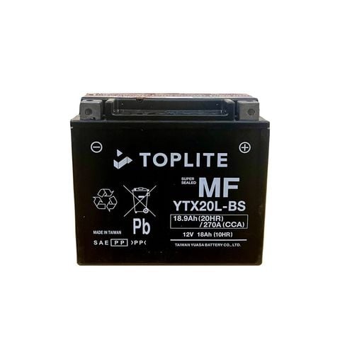 Ắc quy xe moto Toplite YTX20L-BS 12V