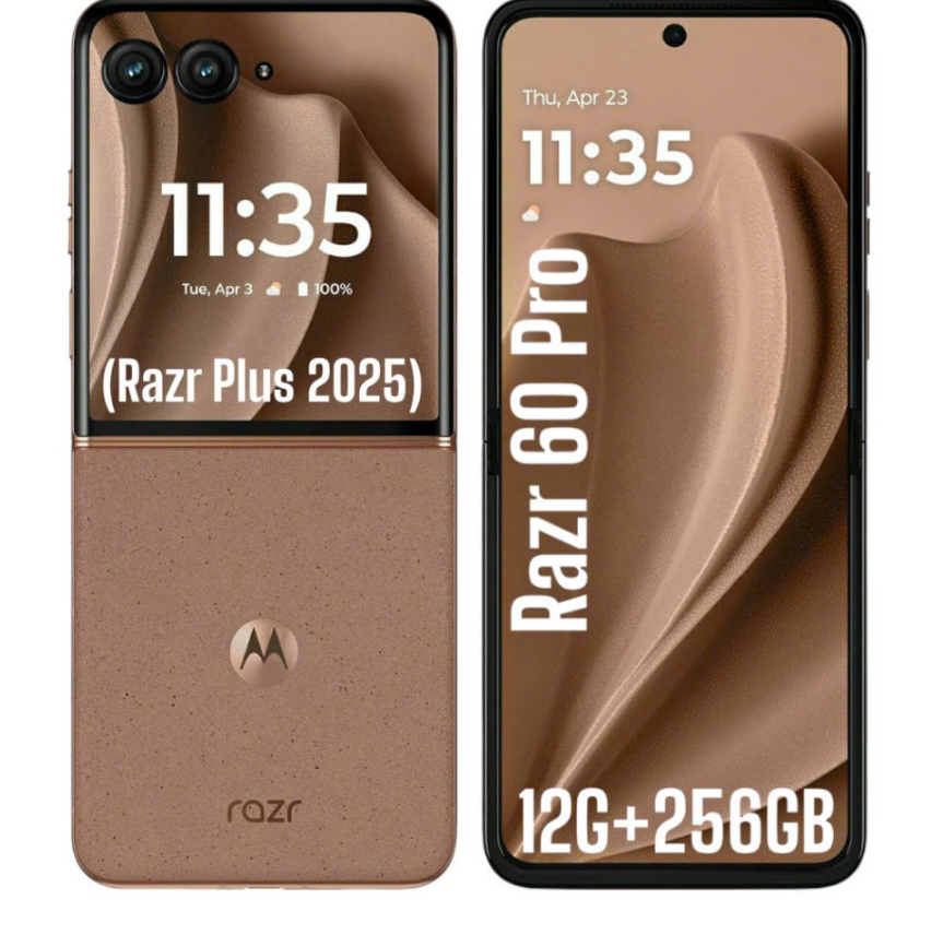 MOTOROLA RAZR 60 PRO QUỐC TẾ MỸ (RAZR + 2025) MÀU NÂU (NEW SEAL)