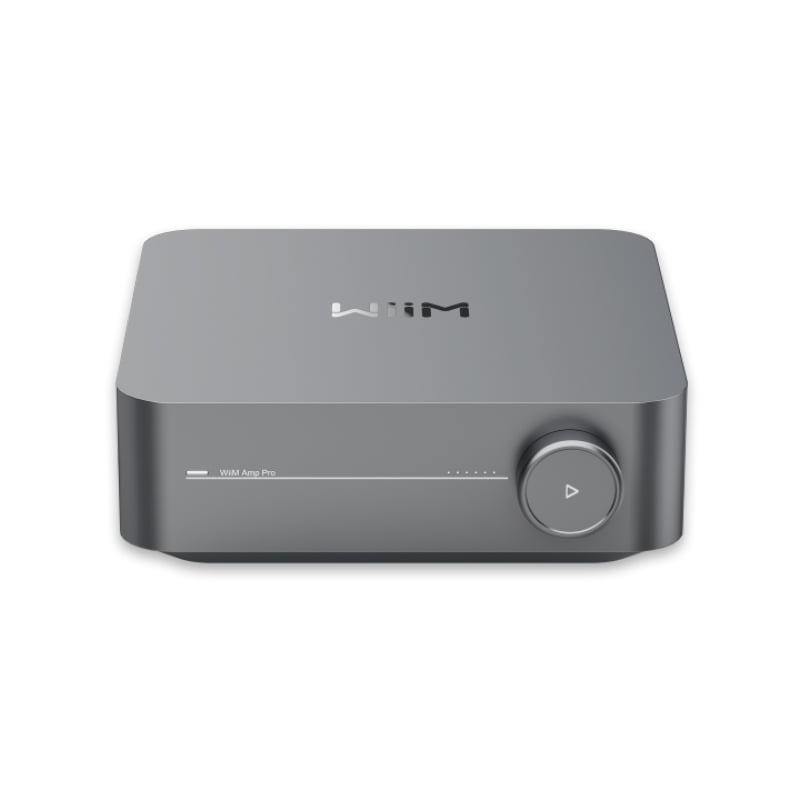 Amply WiiM Amp Pro, 2 kênh, 60W/kênh ở 8 Ohms, Bluetooth 5.3, Wi-Fi 6, HDMI ARC, Optical