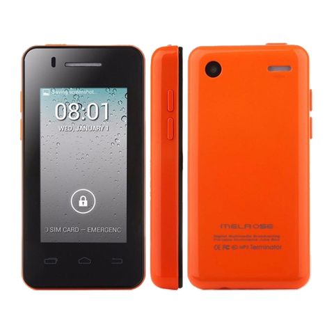 Điện thoại thẻ mini Melrose S1 Màu Cam – Nhỏ gọn, tiện ích, đa chức năng