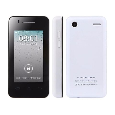 Điện thoại thẻ mini Melrose S1 Màu Trắng – Nhỏ gọn, tiện ích, đa chức năng