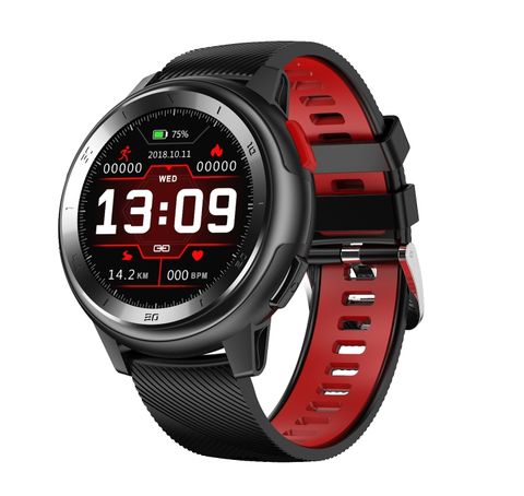 CF98 Smart Watch Red – Màn hình tròn 1.3 inch, IP67, Theo dõi sức khỏe