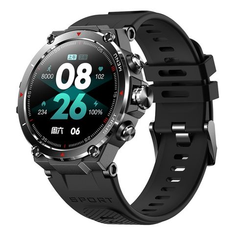Đồng hồ thông minh HM03 Black – GPS, Nhịp tim, Oxy máu, AMOLED 1.3 inch