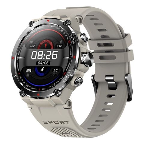 Đồng hồ thông minh HM03 Grey – GPS, Nhịp tim, Oxy máu, AMOLED 1.3 inch