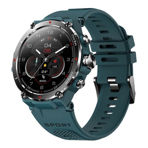 Đồng hồ thông minh HM03 Blue – GPS, Nhịp tim, Oxy máu, AMOLED 1.3 inch