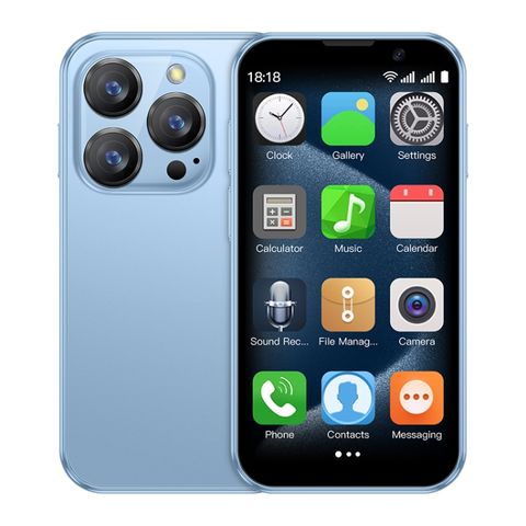 Điện thoại mini SOYES XS18 Pro Xanh Lam – 2GB+16GB, 3.0 inch, Android 9.0, Dual SIM