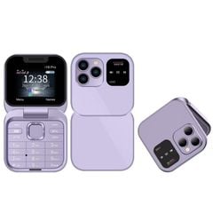  Điện thoại nắp gập mini SERVO i16 Pro Tím – 1,77 inch, 2 SIM, Bluetooth & FM 