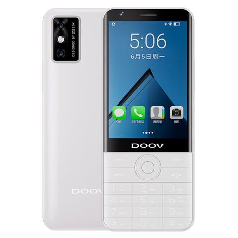 Điện thoại bàn phím DOOV R17 Pro / Z17 White – Android 12, 4GB+64GB, 4G mạnh mẽ
