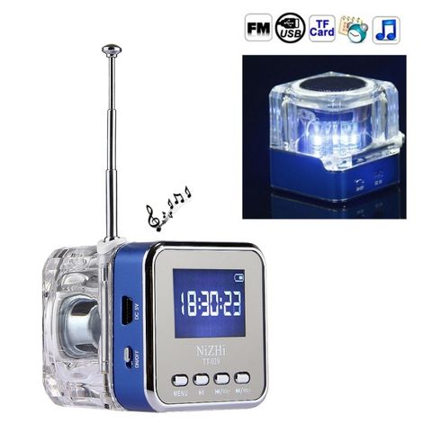 Loa phát nhạc đa phương tiện mini NiZHi TT-029 - Màu Xanh