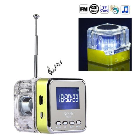 Loa phát nhạc đa phương tiện mini NiZHi TT-029 - Màu Vàng
