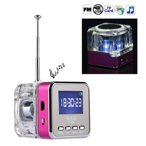 Loa phát nhạc đa phương tiện mini NiZHi TT-029 - Màu Hồng