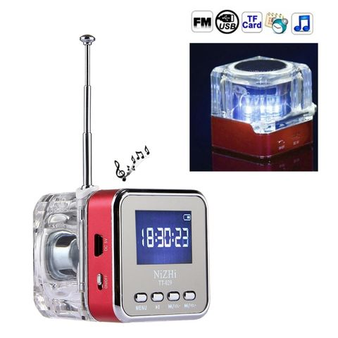 Loa phát nhạc đa phương tiện mini NiZHi TT-029 - Màu Đỏ