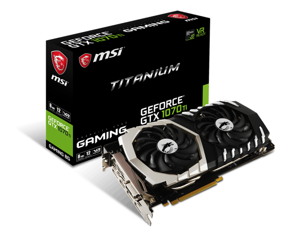 MSI GTX 1070 Ti TITANIUM 8G