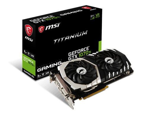 MSI GTX 1070 Ti TITANIUM 8G