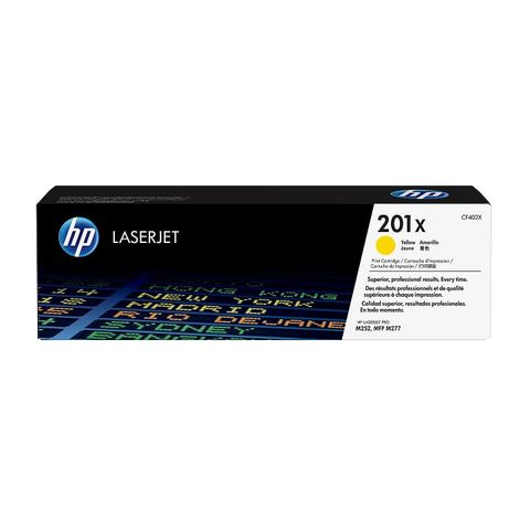 Mực in HP 201X High Yield Yellow Original (CF402X)