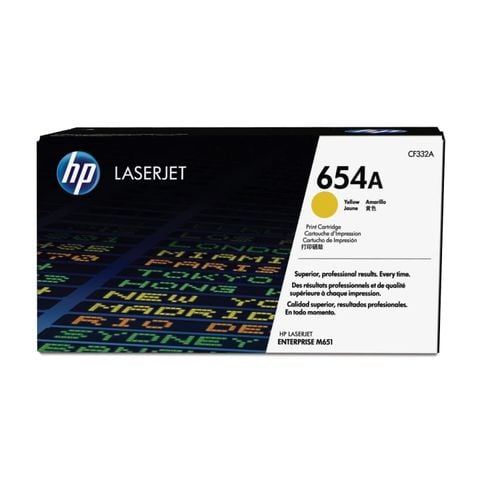 Mực in HP 654A Yellow Original (CF332A)