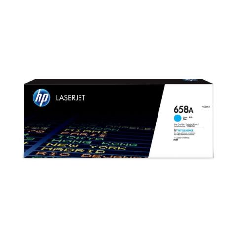 Mực in HP 658A Cyan Original LaserJet Toner Cartridge (W2001A)