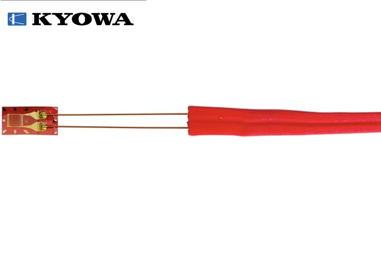 Ảnh minh họa KYOWA Strain GagesKFGS-1-120-C1-11 L1M2R cảm biến đo biến dạng vật liệu 1mm/120Ω 1