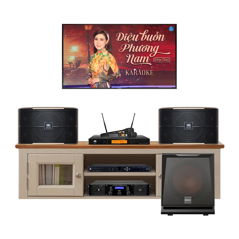 Dàn Karaoke JBL KH43 (JBL Pasion 12, H2600, X6000 plus, K500, Sub Paramax D30)
