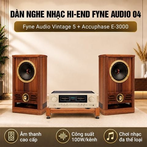 Dàn nghe nhạc Hi-end Fyne Audio 04 (Fyne Audio Vintage 5)