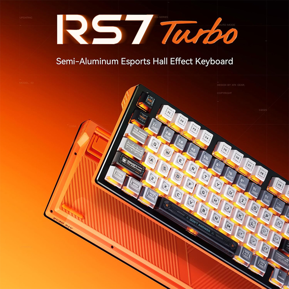 Ảnh minh họa Bàn phím cơ ATK RS7 Turbo HE RGB Hotswap Rapid Trigger (Magnetic Switch) 1