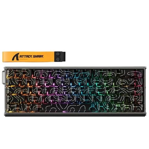 ATTACK SHARK X68 MAX HE 60% Có dây 8KHz Rapid Trigger Bàn phím gaming