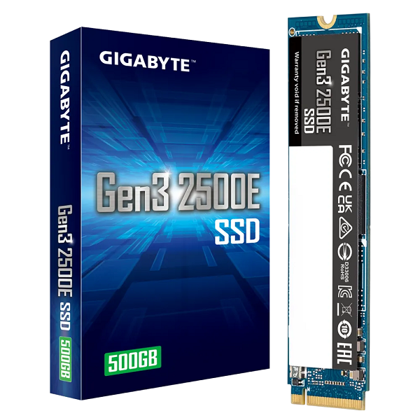 Ảnh minh họa Ổ cứng gắn trong SSD Gigabyte 500GB Gen 3 PCIe 3.0x4 NVMe 1.3 2500E G325E500G 1