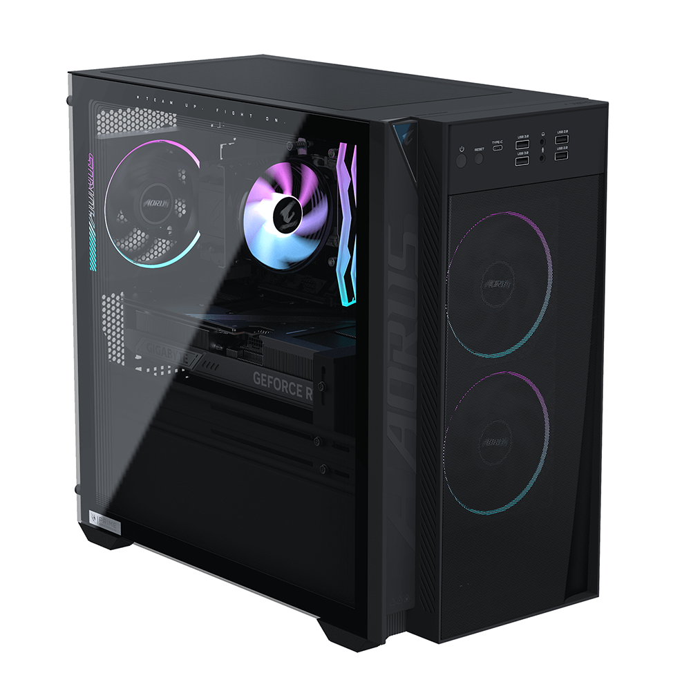 Ảnh minh họa PC Gaming Gigabyte AORUS PRIME 3 AP3A5N6-5104 | Ryzen 5 9500F, 16GB DDR5, SSD 1TB, RTX 5060 8GB, Windows 11 Home 1