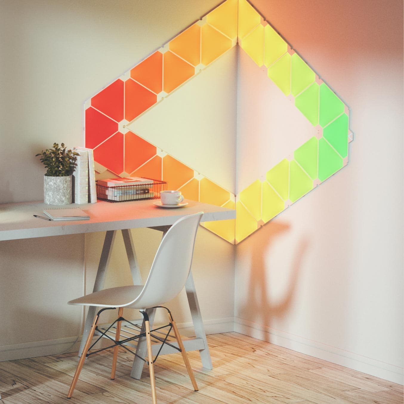 Ảnh minh họa Nanoleaf Light Panel Smart Kit – 9 miếng – Tam giác 2