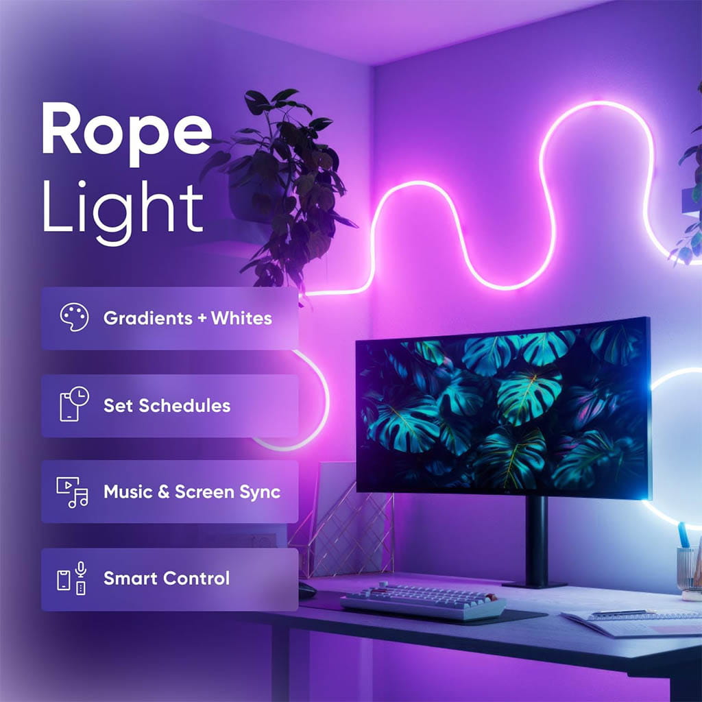 Ảnh minh họa Nanoleaf Matter Smart Multicolor Rope Light 5 mét 1