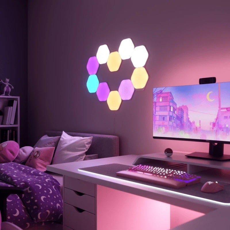 Ảnh minh họa Nanoleaf Shape Hexagon Heart Special 2