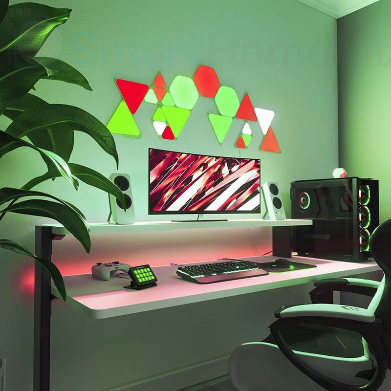 Ảnh minh họa Nanoleaf Shapes Triangle Starter Kit 9 miếng tam giác 1