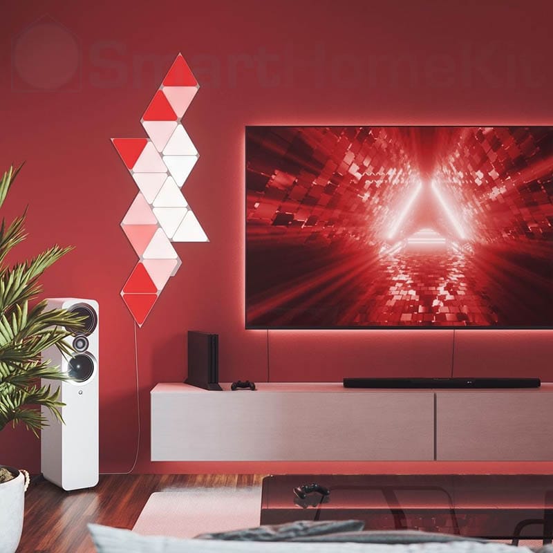 Ảnh minh họa Nanoleaf Shapes Triangle Starter Kit 9 miếng tam giác 2